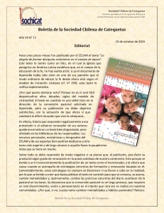 Boletín Año 7 n° 11 - Sociedad de Catequetas Latinoamericanos