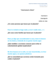 Calentamiento Global