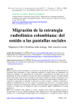 Migración de la estrategia radiofónica colombiana: del sonido a las