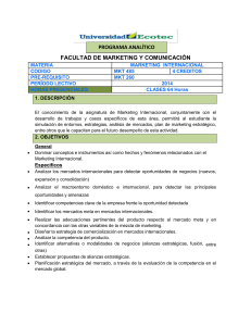PA OPERACION- MKT INTERNACIONAL