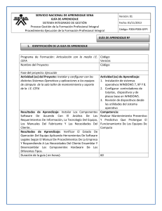 SERVICIO NACIONAL DE APRENDIZAJE SENA GUÍA DE