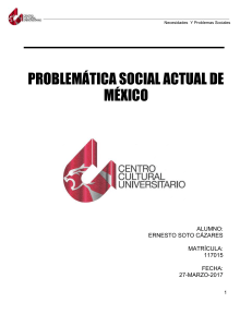 problemática social actual de méxico