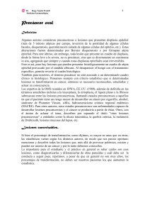Precáncer oral - Dr. Hugo Tejada Pradell