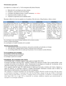 Orientaciones generales Los objetivos a evaluar son 2 y 3 del