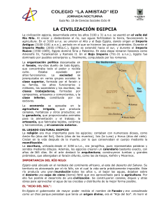 Guía 13: Civilización Egipcia