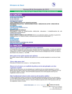 documento - Ministerio de Salud de Costa Rica