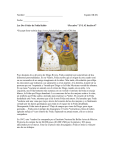 Nombre: Español III (H) Fecha: Las Dos Fridas de Frida Kahlo