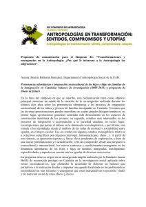 Abstract de la propuesta - XIV Congreso de Antropología