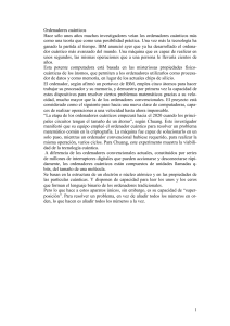 Ordenadores cuánticos - IES FRANCISCO GINER DE LOS RÍOS