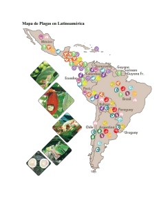Mapa de Plagas en Latinoamérica