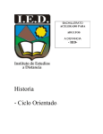 Unidad 1: Generación del `80: El proyecto liberal