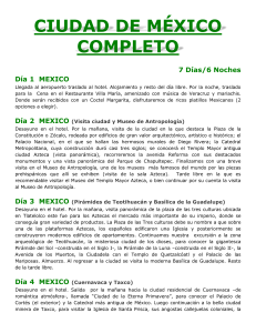 CIUDAD DE MEXICO COMPLETO 7D-6N