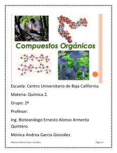 Escuela: Centro Universitario de Baja California. Materia: Química 2