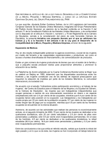 Que reforma el artículo 4o. de la Ley para el Desarrollo de la