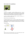 Un servomotor de modelismo —conocido generalmente