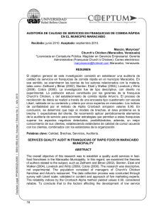 resumen - Revistas Electrónicas URBE