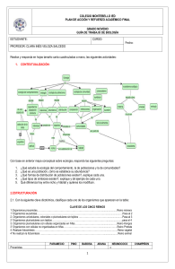 COLEGIO MONTEBELLO IED PLAN DE ACCIÓN Y REFUERZO