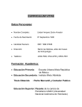 Datos Personales - Secretaría de Educación de Honduras