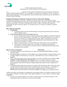 Detecci&oacute;n del C&aacute;ncer Colorrectal Registro de Consentimiento