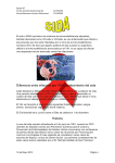 Diferencia entre infección por VIH y padecimiento del sida