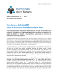 EDF2014 Facts - European Data Forum 2014