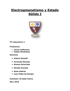 Síntesis del trabajo - Electromagnetismo