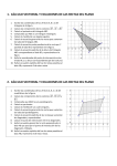 1. cálculo vectorial y ecuaciones de las rectas del plano