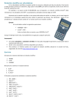 Notación científica en calculadoras - serie