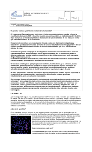 GUÍA DE AUTOAPRENDIZAJE N°12 BIOLOGÍA Puntos / Nota