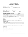 Formulario de Inscripción (Español)