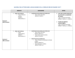 agenda de actividades a realizarse en la unidad mes de marzo 2017