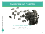 plan de unidad filosofía