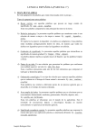 lengua española (parcial 1º) - Preparats, llestos... Universitat!