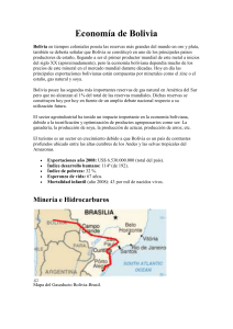 Econom&iacute;a de Bolivia