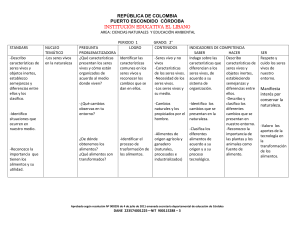 MALLAS CIENCIAS NAT2 - INSTITUCION EDUCATIVA EL