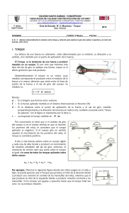 Guia N3 Mecanica rotacional - Torque 2014
