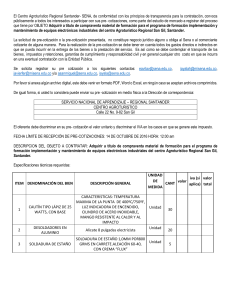 estudio de mercado - Contratación SENA