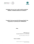 Informe anual de la situación general existente en el país