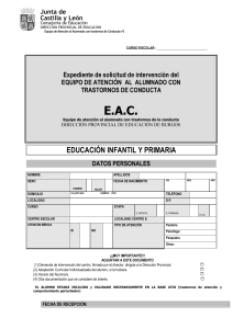 trastornos de conducta - Portal de Educación de la Junta de Castilla