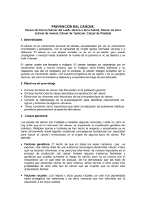 prevención del cáncer