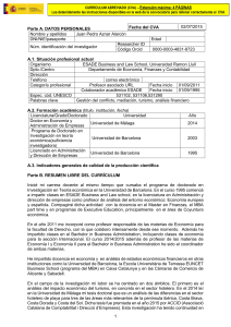 CURRÍCULUM ABREVIADO (CVA) – Extensión máxima: 4