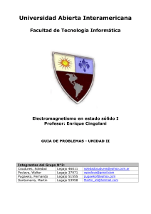 Problemas Unidad 2 - Electromagnetismo