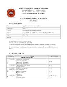 UNIVERSIDAD CATOLICA DE EL SALVADOR CENTRO