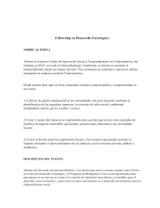 Fellowship en Desarrollo Estratégico