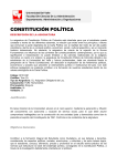 constitución política - Facultad de Ciencias de la Administración