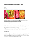 Recetas coloridas contra la desnutrición en los Andes