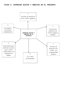 ficha c: expresar gustos y hábitos en el presente