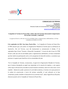 comunicado - Mundo Tur&iacute;stico Magazine