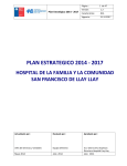 Descargar Plan Estratégico. - Hospital San Francisco de Llay Llay
