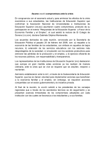 Reunion Anuies - El Colegio de Sonora